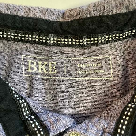 BKE Men's Polo Shirt Purple Size Medium - Picture 8 of 10